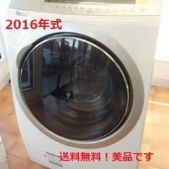 美品☆ 中古 SHARP ES-ZP1-NR ドラム式 洗濯機 10Kg 右開きのサムネイル