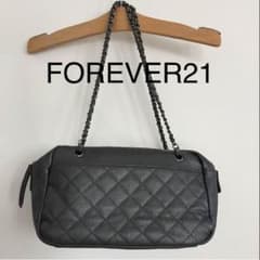 値下げ中【美品】FOREVER21 チェーンバッグ グレーのサムネイル