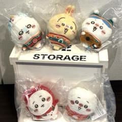 Chiikawa AnyMai Lottery: Prize D (4 types), Prize E (5 Chiikawa plush toy set)