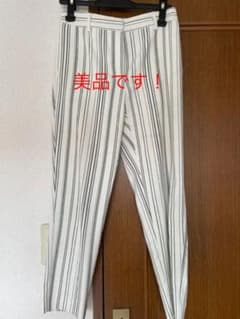 リネンブレンドスティックパンツ プラステのサムネイル