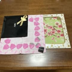 新品、未使用　タオルハンカチ/イヴ・サンローラン、フェイラーのサムネイル