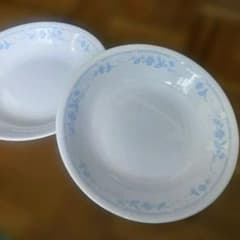 Thumbnail of コレール 青花柄 2枚白 平皿スープガラスボウル 耐熱皿CORELLE USA