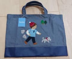 【aiyayiaです】ファミリア　デニムバッグ　バレエ　うさぎ　新品 aiyayiaです】ファミリア デニムバッグ バレエ うさぎ 新品 2025