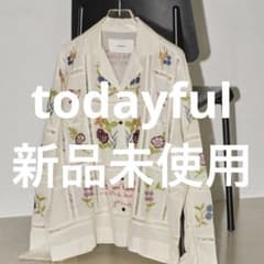 todayfulエンブロイダリーパッチワークシャツ(新品未使用タグ