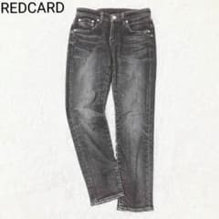 Red Card Straight Denim Vintage Made in Japan Casual Black Size S