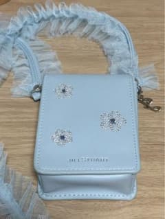 【限定】JILLSTUART ポーチ ミラー付き フリルショルダーのサムネイル
