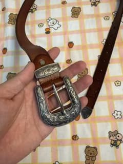 美品 RRL DOUBLE RL レザーベルト 110cmのサムネイル