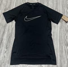 新品人気ナイキプロ 半袖コンプレッションTシャツ 黒 DRI-FITトレーニングのサムネイル