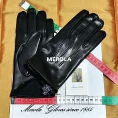 値下げ メローラ ナッパ紺 カシミア黒 グローブ 革手袋 MEROLA 値下げ メローラ ナッパ 紺 カシミア黒 グローブ 革手袋 MEROLA｜Yahoo