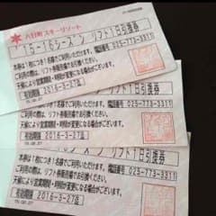 六日町スキーリゾート リフト 1日券のサムネイル