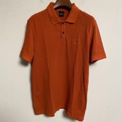 HUGO BOSS ポロシャツ オレンジ XL - メルカリ