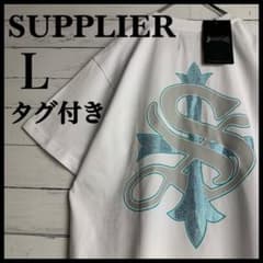 新品・タグ付き】サプライヤー ビッグバックロゴ クロス 大人気Tシャツ 