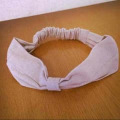 スタディオクリップ リネンヘアターバンのサムネイル