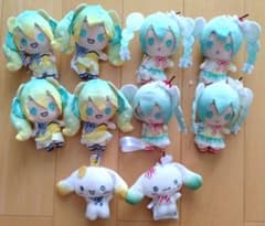 新品☆「初音ミク×シナモロール マスコット ～クリームソーダ・レモンソーダ～」 初音ミク×シナモロール マスコット クリームソーダ・レモンソーダ 10点