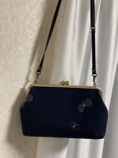 ミナペルホネン　ハンドメイド　がまぐちショルダーのサムネイル