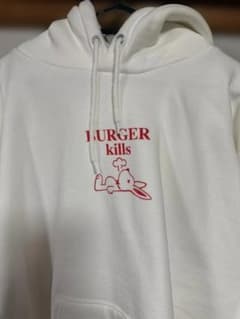 FR2×SHOGUN BURGER BURGER kills ホワイトパーカー - メルカリ