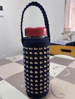 ハンドメイド かぎ針編み ボトルカバー - メルカリ