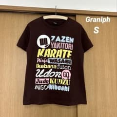 Graniph半袖Tシャツ 綿 男女兼用プリント　ポップデザイン　ストリートのサムネイル