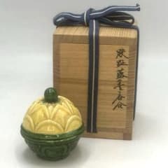 交趾 蕗のとう 香合 古作 松平印 茶道具 - メルカリ