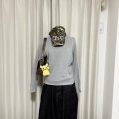 Champion グレー クルーネック トレーナー Sのサムネイル
