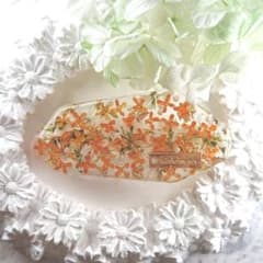 シンプルフラワーヘアクリップ 金木犀のサムネイル