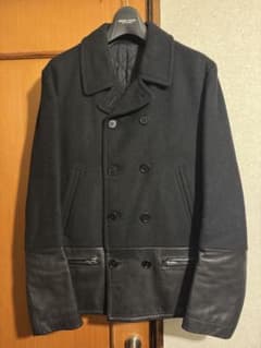 UNDERCOVER 2011AWウールレザー切替えピーコート JONIO m42210587722_1.jpg?1762437492