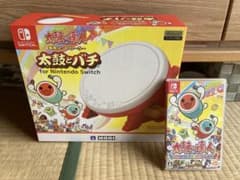 ❤️太鼓の達人　Nintendo Switchば〜じょん！太鼓とバチのセット❤️のサムネイル
