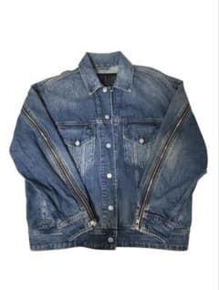 ラウール着用 DIESEL デニムジャケット ジップデザイン Mサイズ 入手困難 ラウール着用 DIESEL デニムジャケット ジップデザイン Mサイズ 入手