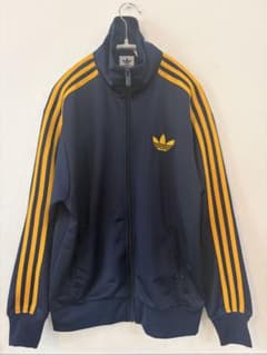【美品】 adidas ファイヤーバード トラックジャケット ネイビー Mのサムネイル