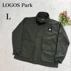 【LOGOSpark】スタンドカラージャケット グリーン メンズL