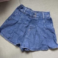 デニム キュロット ショートパンツ 150㎝のサムネイル