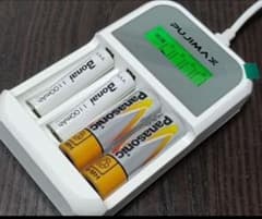 ⭐超メルカリ市・LEDランタン＆ Panasonic充電器セット ✨個別充電状態を4段階表示 4本同時混合充電可 単4、単3ニッケル