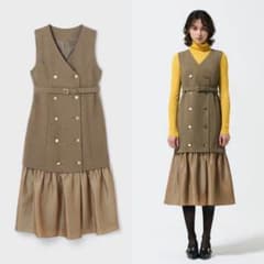 グレースコンチネンタル カルゼコンビジレワンピース 36 - メルカリ