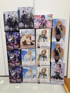 隣の天使&鬼滅&ニーア等未開封人気美少女系アニメプライズフィギュア15体
