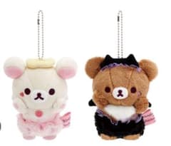 コリラックマ チャイロイコグマ　ぶらさげぬいぐるみ てんし 天使　悪魔 コリラックマ チャイロイコグマ ぶらさげぬいぐるみ てんし 天使 悪魔