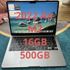 美品MacBookAir 2022 A2681 M2 16/500GB 10コア - メルカリ