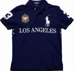 希少 Polo Ralph Laurenビッグポニー ネイビー M ロサンゼルス | Mercari