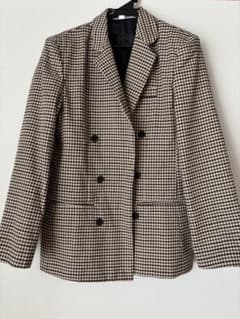 千鳥格子柄 ダブルブレストジャケットのサムネイル