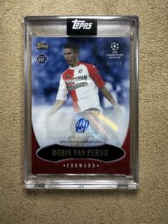 Topps Robin Van Persie 친필 사인 카드 10장 한정
