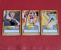 ワンピース カードダス　ハイパーバトル　ナミ 　3枚セットのサムネイル