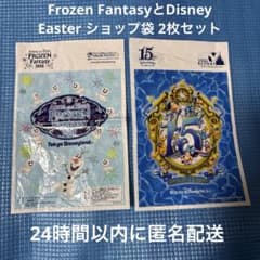 Frozen Fantasy와 Disney Easter 숍 가방 2장 세트