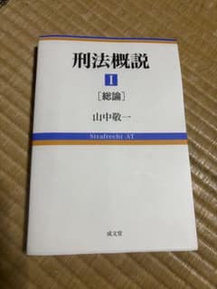 刑法概説 I [総論] 山中敏一のサムネイル