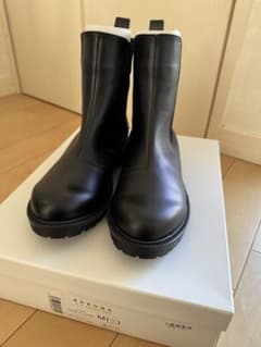 新品 RAKUNA サイドゴアブーツ 黒 M 23.5~23cmのサムネイル