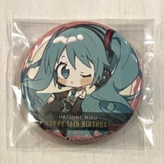 初音ミク　缶バッジ　Happy 16th Birthday - 2