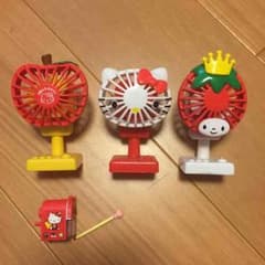 食玩 ミニチュア キティー 扇風機 鉛筆削りのサムネイル