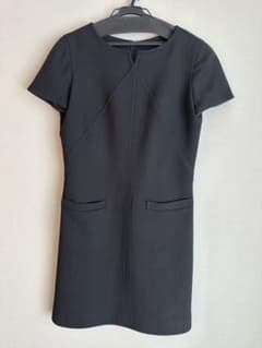 COURREGES クレージュ 黒 半袖 ワンピースのサムネイル
