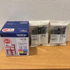 Brother 純正 インクカートリッジ LC3119-4PK と黄と黒のサムネイル