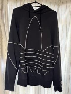 adidas Originals トレフォイル パーカー ブラックのサムネイル