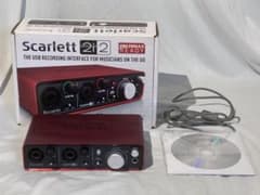Focusrite Scarlett 2i2 gen1 オーディオインターフェイのサムネイル