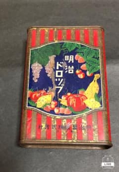 昭和レトロ　明治ドロップの缶のサムネイル